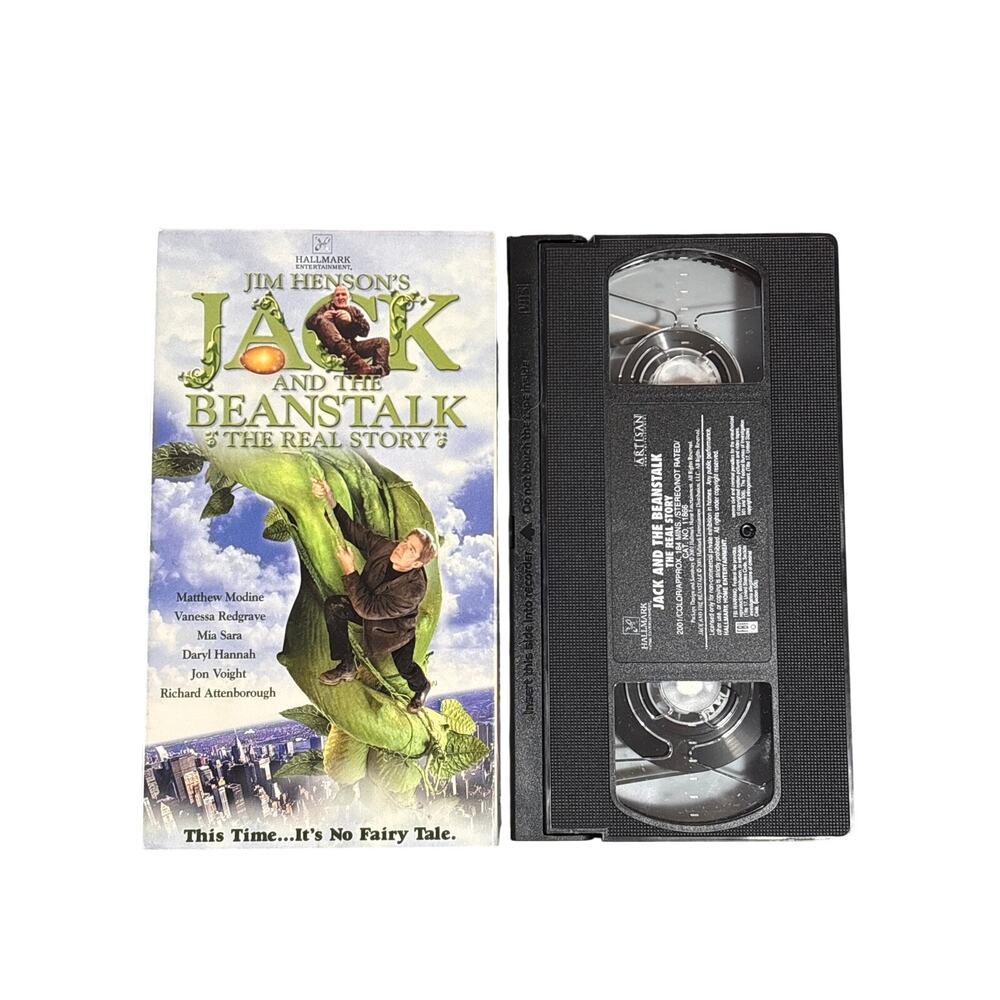 Jack and the Beanstalk The Real Story VHS 2001 Jim Henson Hallmark video